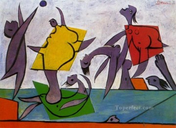El rescate Playa y juego de rescate 1932 cubismo Pablo Picasso Pinturas al óleo